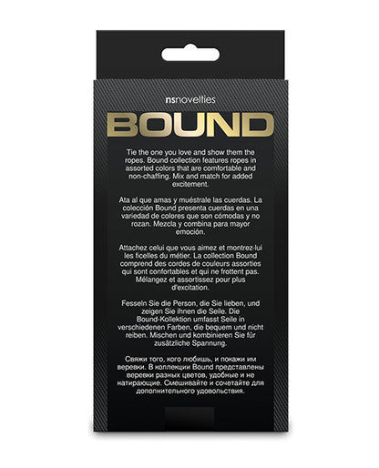 NS Novelties Bound 50 ft. Red Polyester Roleplay Rope