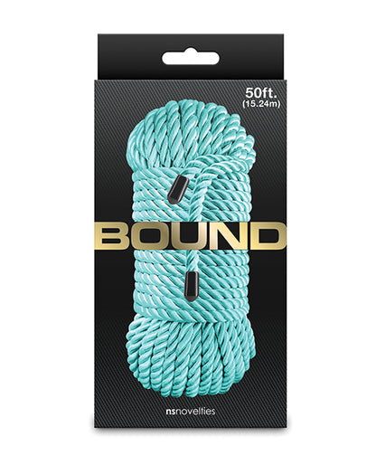 NS Novelties Bound Green Polyester Rope, 50 ft.