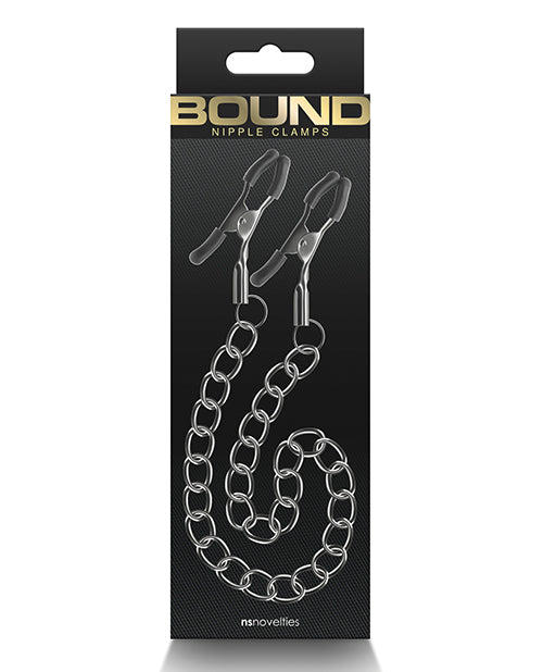 NS Novelties NSN-1303-01 Bound Nipple Clamps, Nickel-Free, Silicone Tips