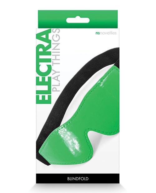 NS Novelties Electra Blindfold, Green Neoprene