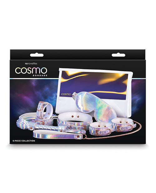 NS Novelties Cosmo Bondage Rainbow Holographic 6-Piece Restraint Kit