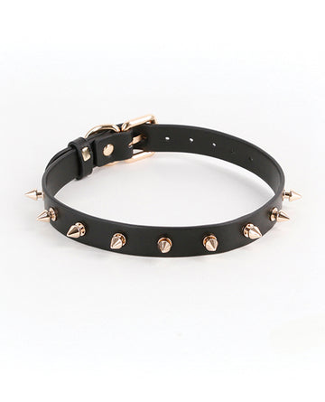 Ns Novelties Medusa Collar, Black, Adjustable Fit