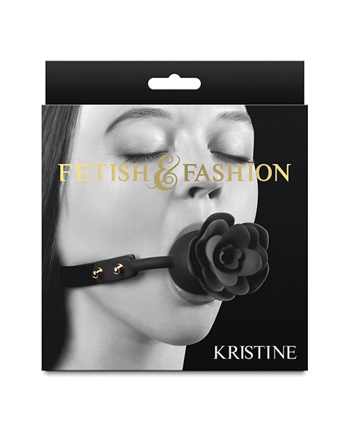 NS Novelties Fetish & Fashion Kristine Ball Gag, Black – Silicone & Adjustable