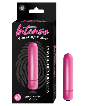 Nasstoys 2804-1 Intense Vibrating Bullet, Pink, Waterproof, 3.25" L