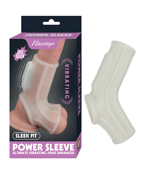 Nasstoys Vibrating Sleek Fit Power Sleeve, Phthalate-Free TPE