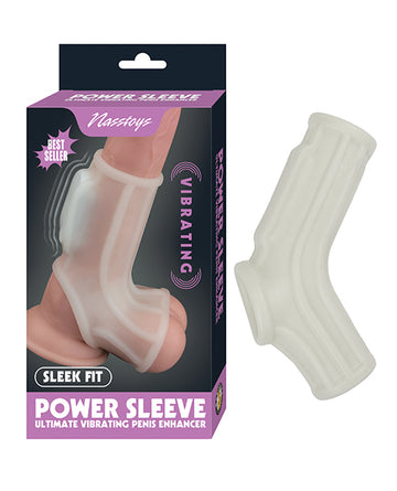 Nasstoys Vibrating Sleek Fit Power Sleeve, Phthalate-Free TPE