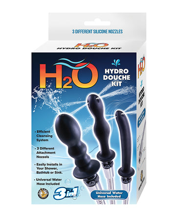 Nasstoys H2O Hydro Douche Kit, 3-in-1 Silicone, Body-Safe & Phthalate-Free