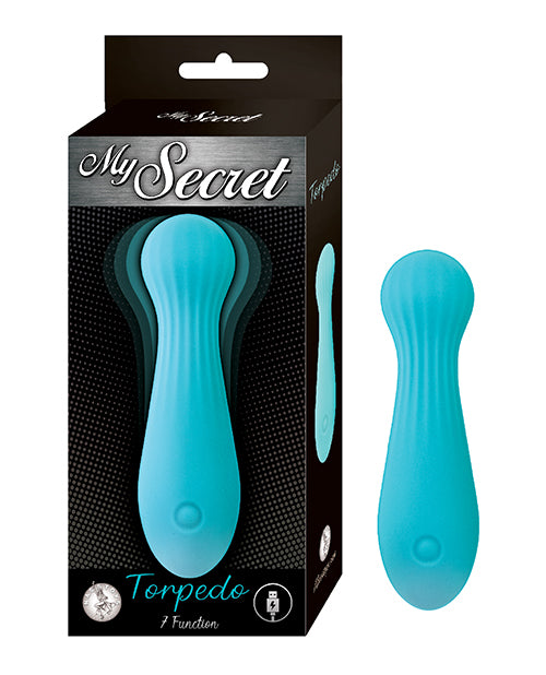 Nasstoys My Secret Torpedo Bullet Vibrator, Aqua, 7 Functions, Rechargeable