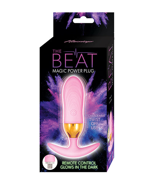 Nasstoys The Beat Magic Power Plug - Pink - 10-Function Remote