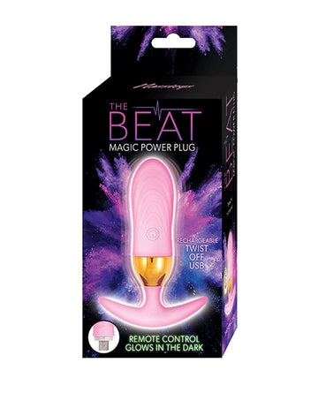 Nasstoys The Beat Magic Power Plug - Pink - 10-Function Remote