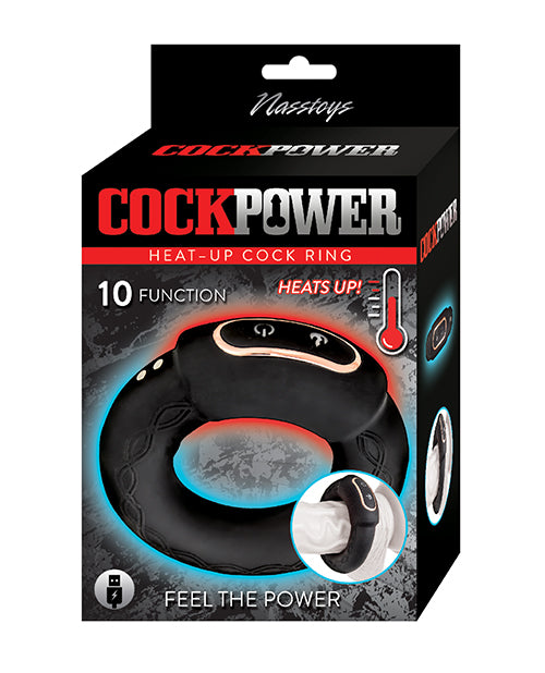 Nasstoys Cock Power Heat-Up Ring, 10-Function Vibrating & Warming