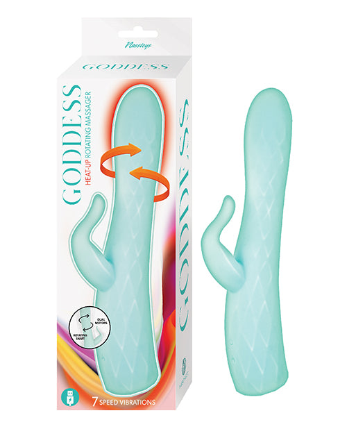 Nasstoys Goddess Heat-Up Rotating Vibrator, Aqua