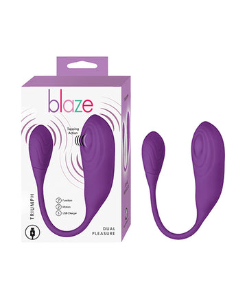 Nasstoys Blaze Triumph G-Spot Vibrator, Purple, Dual Motors, Rechargeable