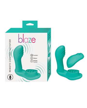 nasswalk/nasstoys Blaze Remote Control Satisfier, Aqua - Body-Safe Silicone