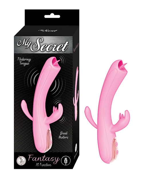 Nasstoys My Secret Fantasy Pink Vibrator, Dual Motor, Rechargeable