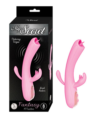 Nasstoys My Secret Fantasy Pink Vibrator, Dual Motor, Rechargeable