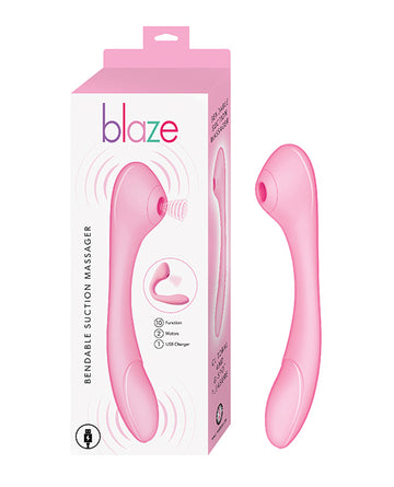 Nasstoys Blaze Bendable Suction Massager, Pink