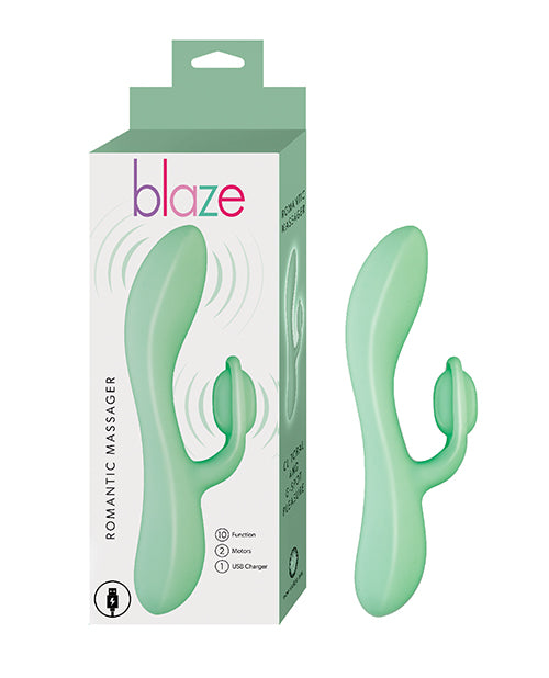 Nasstoys Blaze Romantic Massager, Aqua – 10 Functions, USB Rechargeable