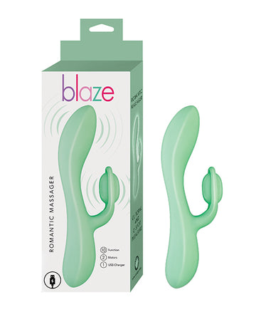 Nasstoys Blaze Romantic Massager, Aqua – 10 Functions, USB Rechargeable