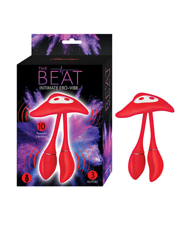 Nasstoys The Beat Intimate Ero-Vibe, Red – 10 Functions, USB Rechargeable