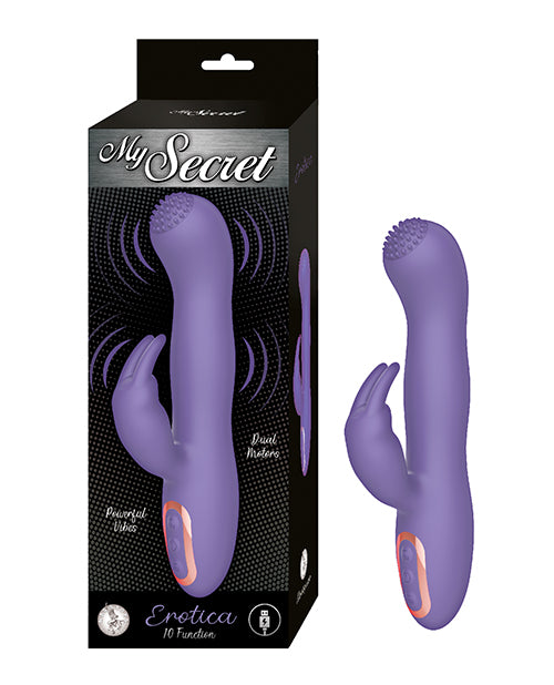 Nasstoys My Secret Erotica Vibrator - Purple, 10 Functions, USB Rechargeable