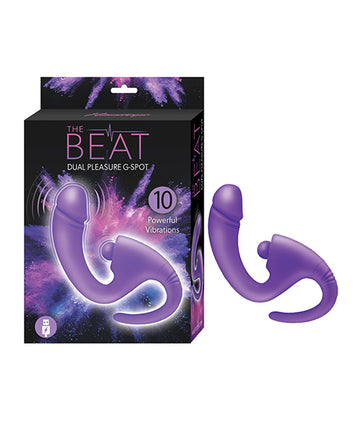 Nasstoys The Beat Dual Pleasure G-Spot Vibrator, Purple, USB Rechargeable