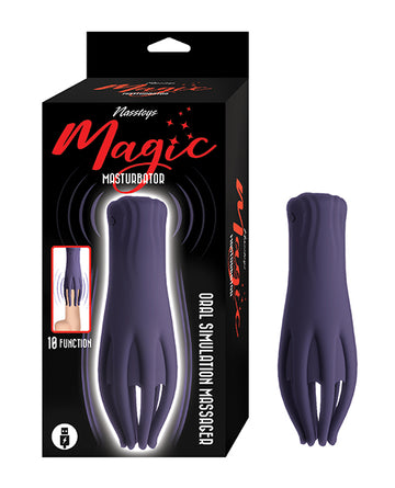 Nasstoys Magic Oral Simulation Masturbator, Purple, 10 Vibration Functions