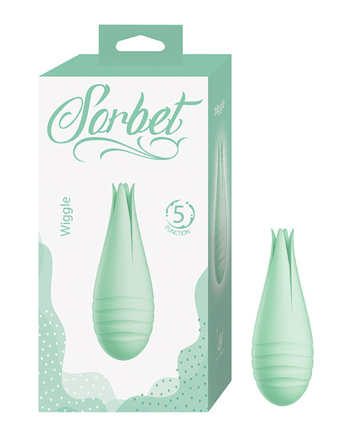 Nasstoys 3289 Sorbet Wiggle Vibrating Bullet Vibe, Mint Silicone