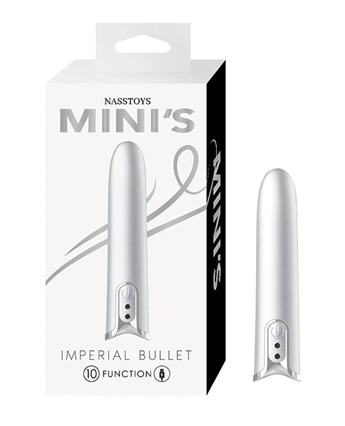 Nasstoys 3308 Minis Imperial Bullet - Silver Vibrator