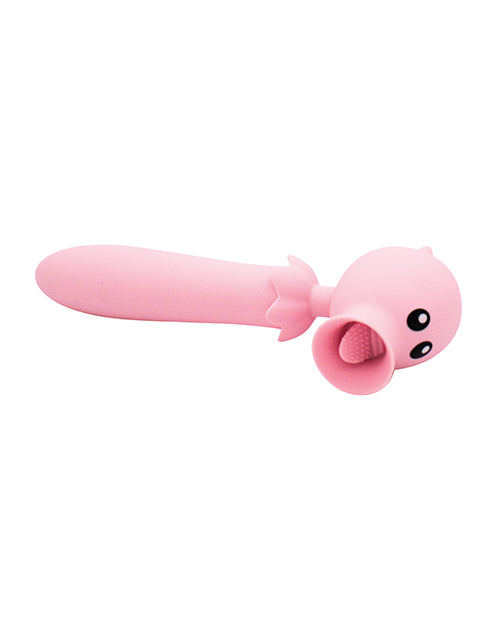 Like A Kitten 9097 Lick n' Stick Clit Flicker & G-Spot Vibe - Pink