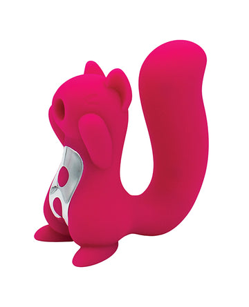 Like A Kitten 9102 Screaming Squirrel Toy, Pulsating, Vibrating, Hot Pink