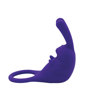 Like A Kitten 9104 Cock Ring & Bullet Vibrator, Purple