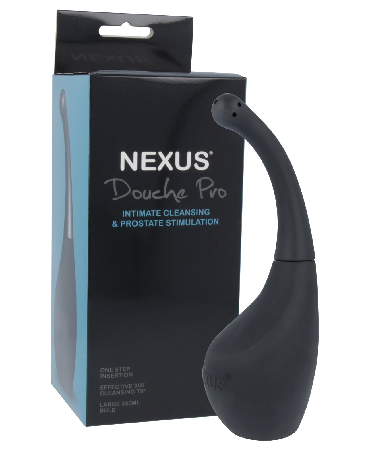 Nexus NA006 Douche Pro, Black, 330ml, Prostate Stimulator
