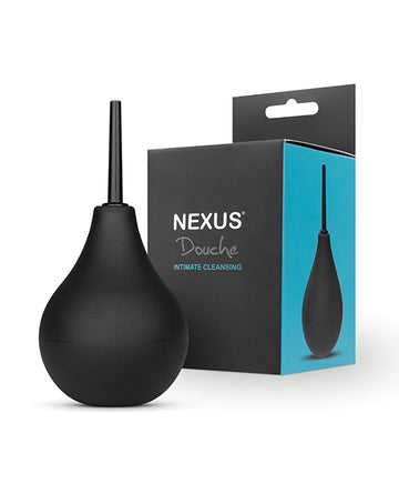 Nexus 100196 Non-Return Valve Anal Douche, 224ml Black Plastic