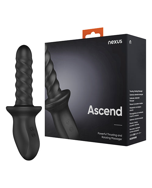 Nexus Ascend Thrusting & Rotating Massager, Body-Safe Silicone, 5 Modes