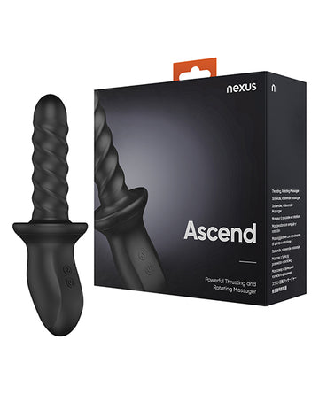 Nexus Ascend Thrusting & Rotating Massager, Body-Safe Silicone, 5 Modes