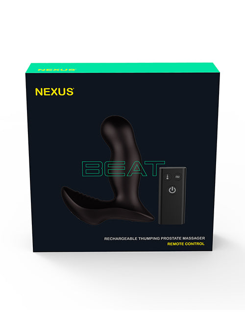 Nexus Beat Rhythmic Thumping Butt Plug with Remote Control, Waterproof