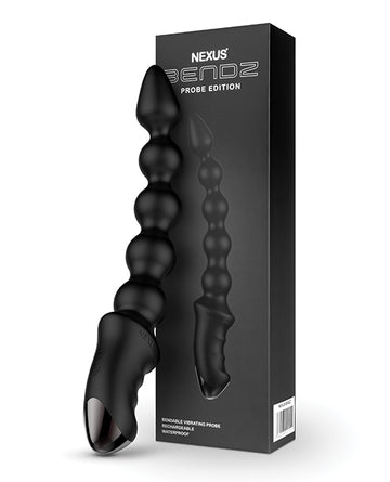 Nexus Bendz Bendable Vibrating Probe, 6 Modes, Body-Safe Silicone