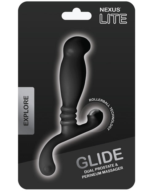 Nexus Glide Prostate Massager, Black – Phthalate-Free & Waterproof