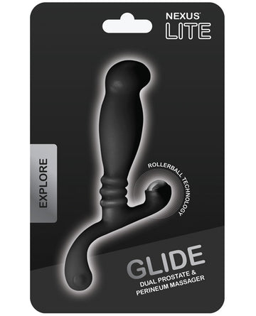 Nexus Glide Prostate Massager, Black – Phthalate-Free & Waterproof