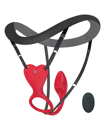 Our Erotic Journey Flutterplugon Wearable Panty Vibe & Anal Plug, Remote
