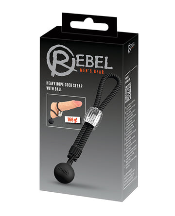 Orion Versand GmbH and Co 50042250000 Rebel Heavy Rope Cock Lasso, Black