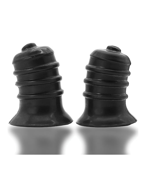 Oxballs OX-111-NGT Ribnibs Nip Suckers, Black Silicone Night Edition