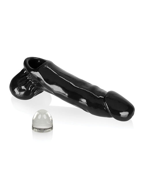 Oxballs OX-1319-BLK Daddy Cocksheath, Black, TPR