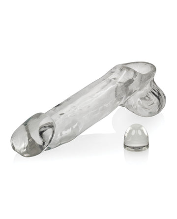 Oxballs OX-1319-CLR Daddy Cocksheath, Clear TPR
