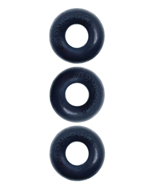 Oxballs OX-1324-NGT Ringer Cockring Night Pack, 3-Pack Silicone