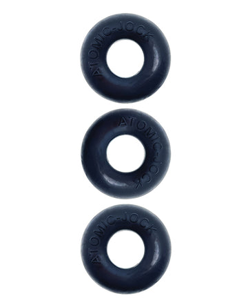 Oxballs OX-1324-NGT Ringer Cockring Night Pack, 3-Pack Silicone