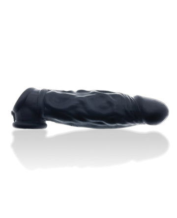 Oxballs and Hunky Junk OX-3029-NGT Butch Cocksheath, Silicone Black