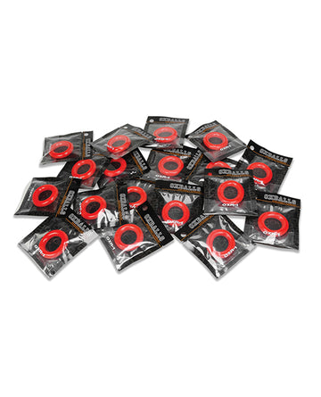 Oxballs OX-3030-RED-20PK Cockring, Red TPR