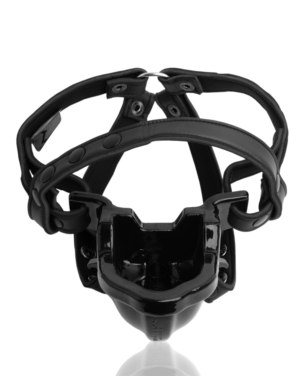 Oxballs OX-3040-BLK Watersport Strap-on Gag, Black, Neoprene Straps